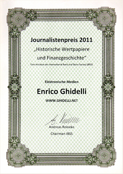 IBSS Journalistenpreis Award 2011